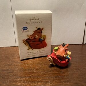 Hallmark Keepsake Ornament 2009 - Disney Lion King - Christmas is‎ in the Bag